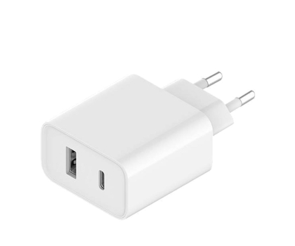 Ładowarka i akumulator XIAOMI Ladowarka sieciowa 33W 1xUSB 1xUSB-C PD QC 3.0 Biala